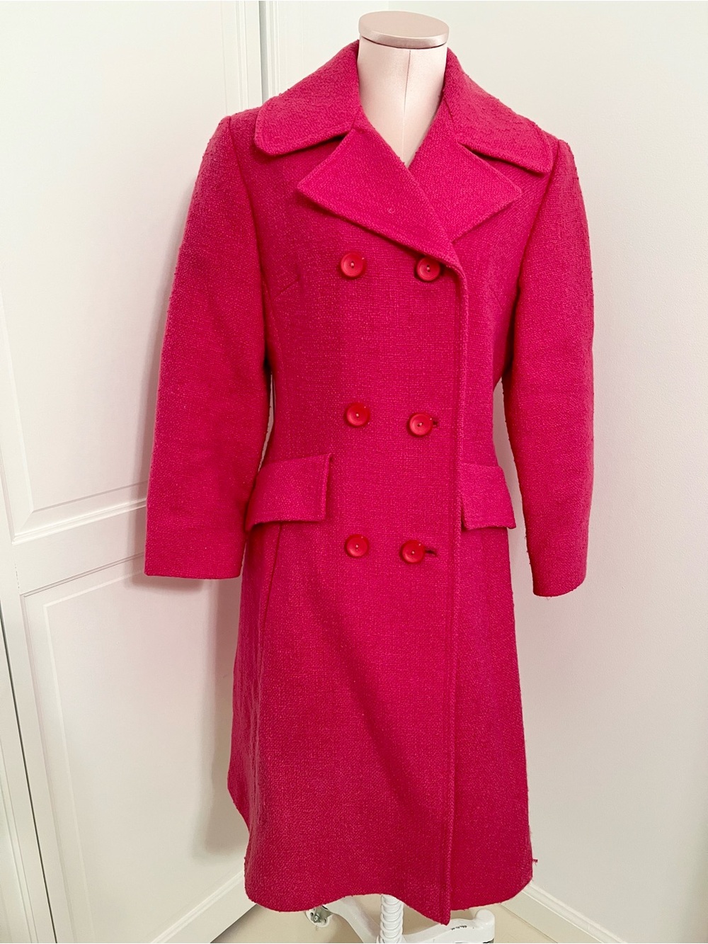 Vintage Bright Pink Coat
